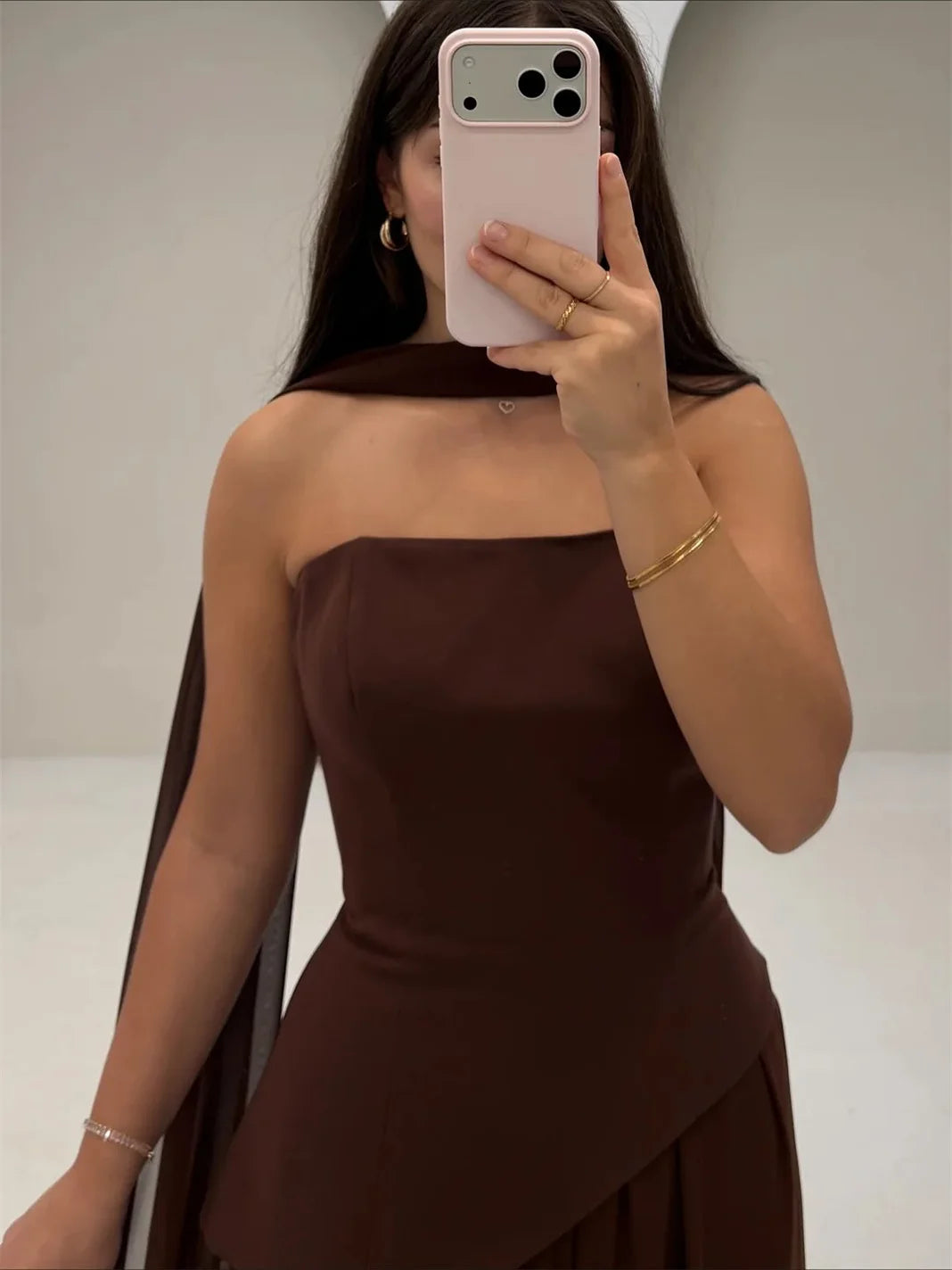 Luxurious Women's Evening Dresses for Special Occasions Tube Top Sleeveless and Backless Prom Dress Party
