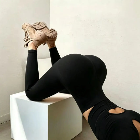 women's high waisted yoga pants for spring, summer, and autumn, hip lifting and leggings, running and
