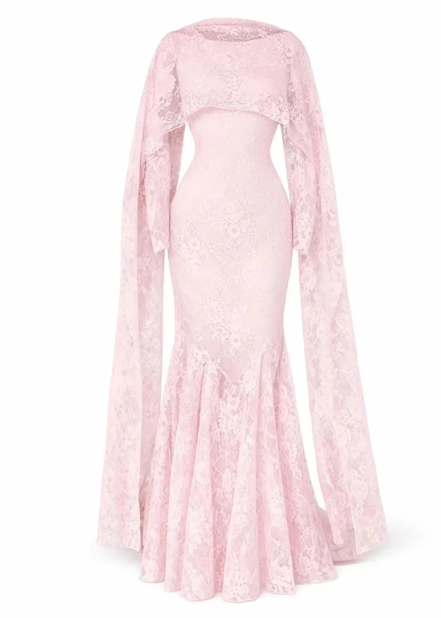 Femme Dresses Gala Customized Women Evening Dress Vestidos De Noche Brillantes Lace Pink 2026