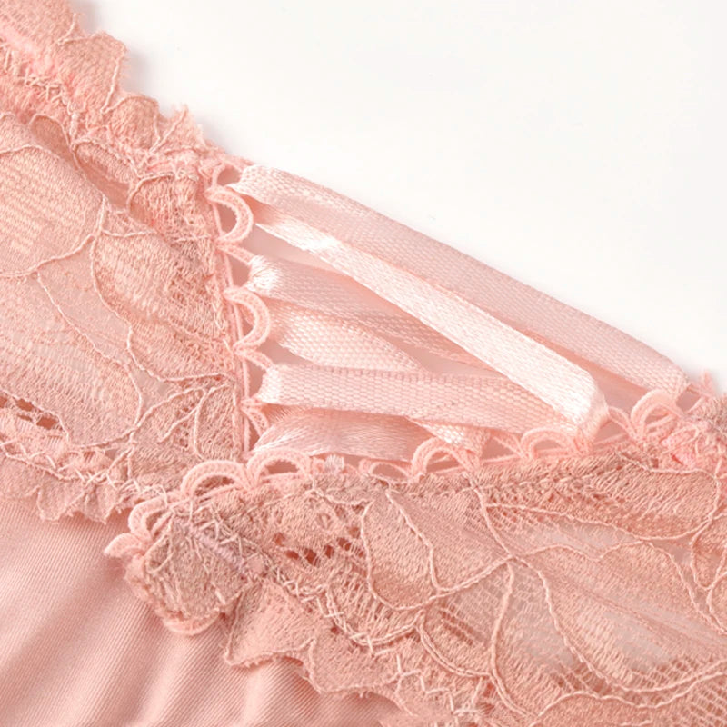 Sexy Panties Women Lace Low-waist Briefs Female Hollow Out Underwear Ladies Underpants Intimates String Lingerie