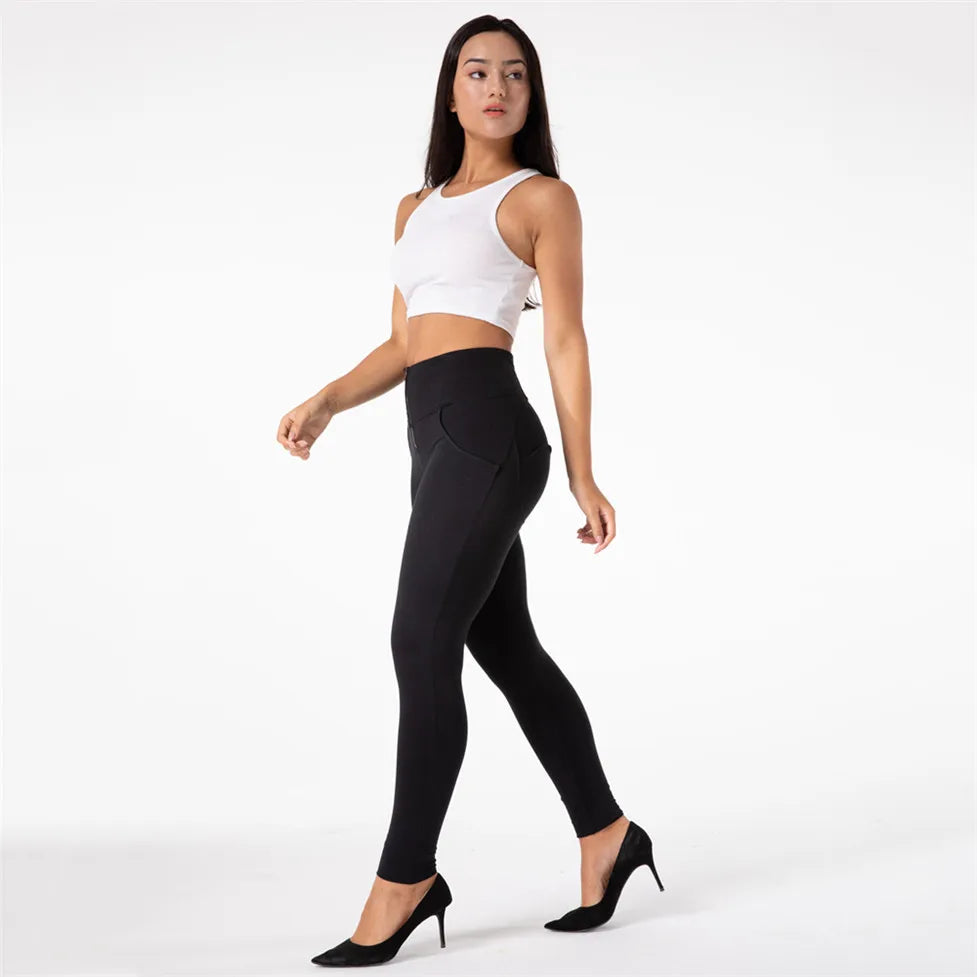 High Waisted Compression Leggings Women Fitness Best Workout Scrunch Bum Lifted Legging Push-Up Leggins