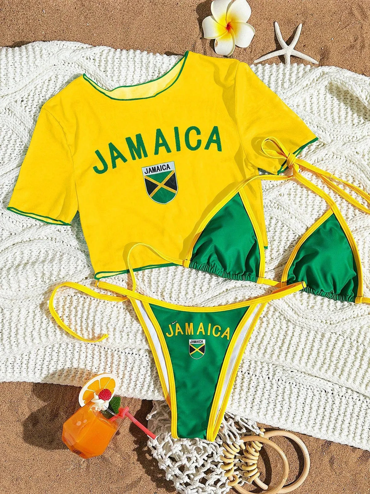 Bikini set Short Sleeve Bikini Female Swimsuit Women Swimwear Bather Bathing Suit Swim