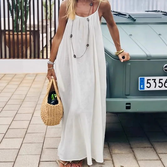 Vestido Esvoaçante de Alças