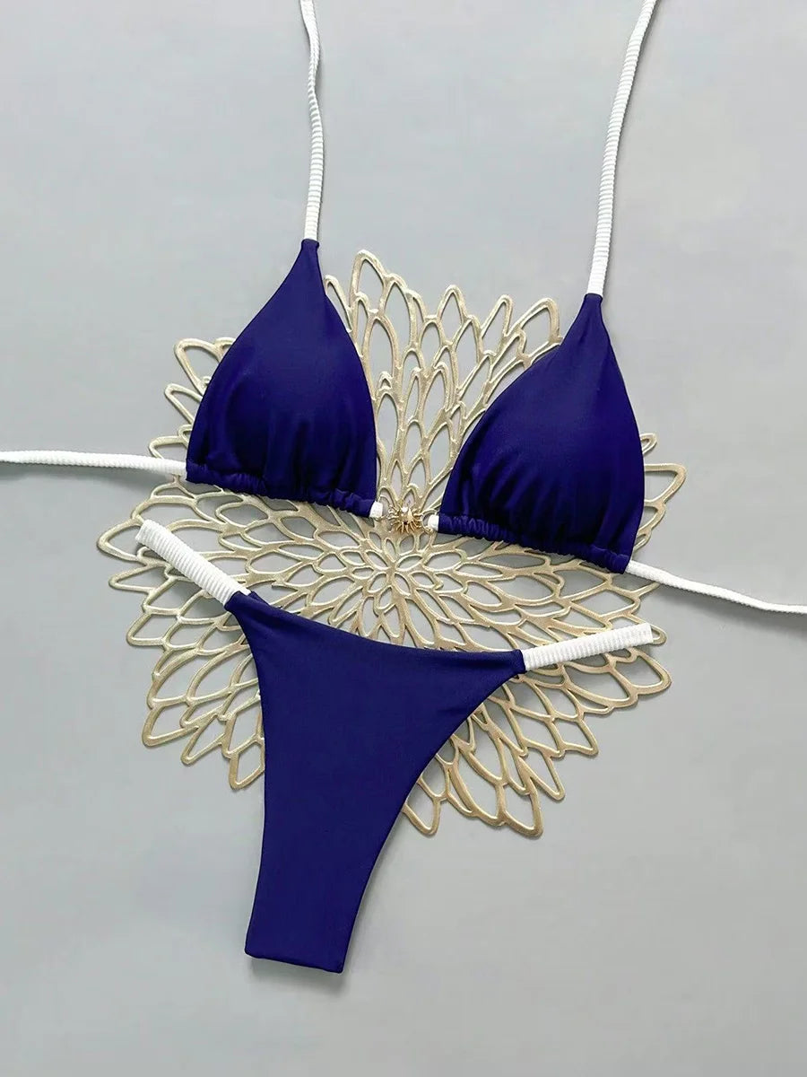 2026 Push Up Women Swimsuits Sexy Swimwear Brazilian Bikini Set Thong Biquini
