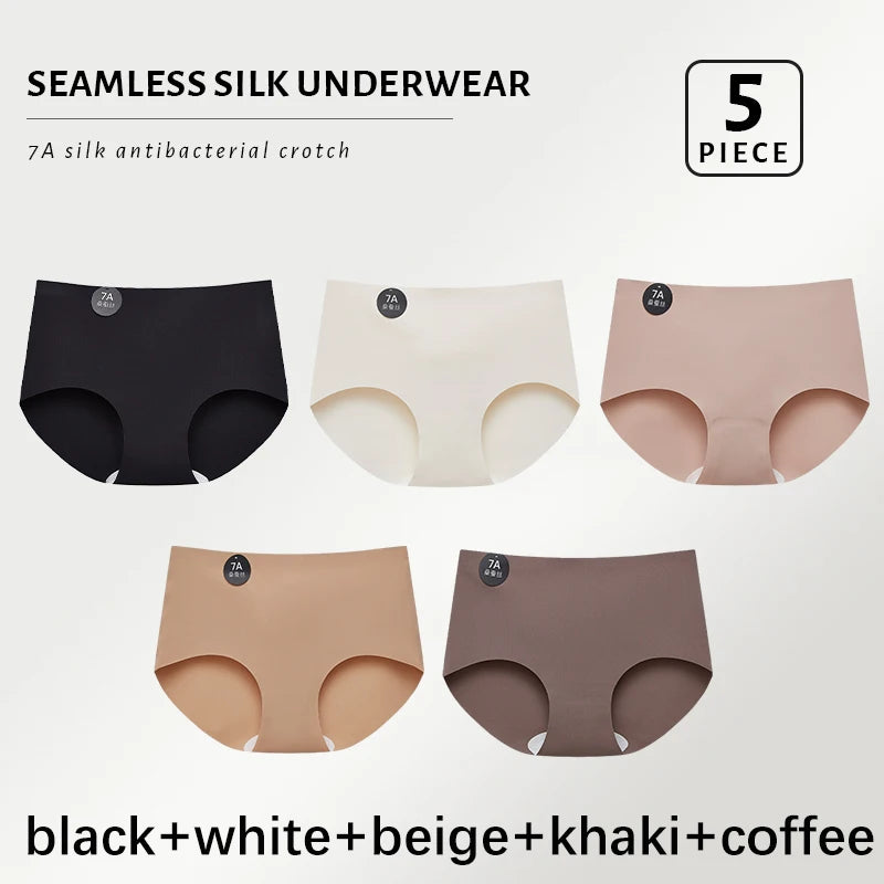 Panties Woman Underwear Ultra-Thin High Elastic Invisible Briefs Soft Breathable Female Lingerie