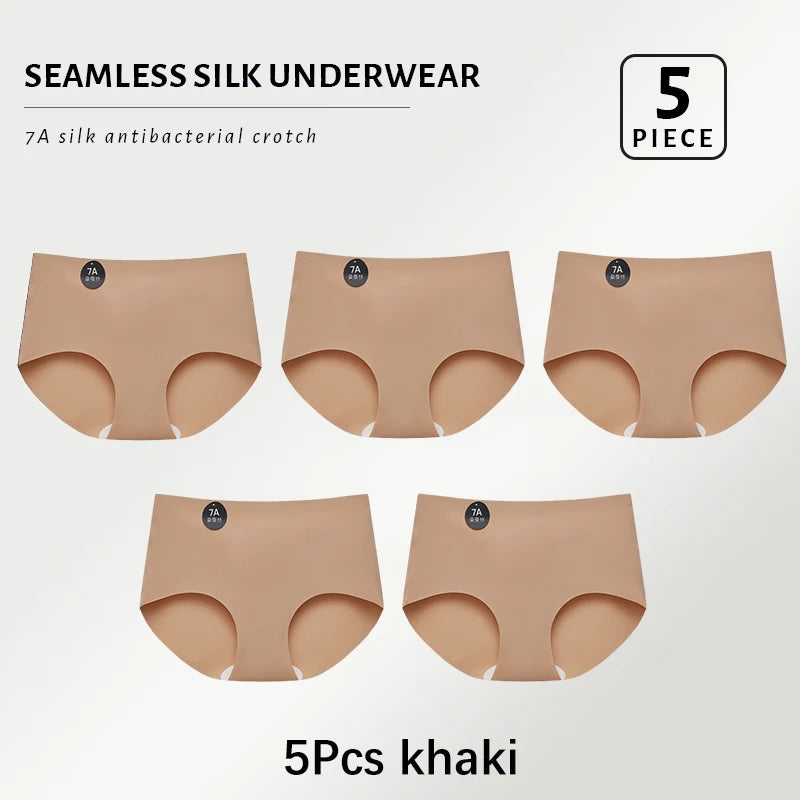 Panties Woman Underwear Ultra-Thin High Elastic Invisible Briefs Soft Breathable Female Lingerie