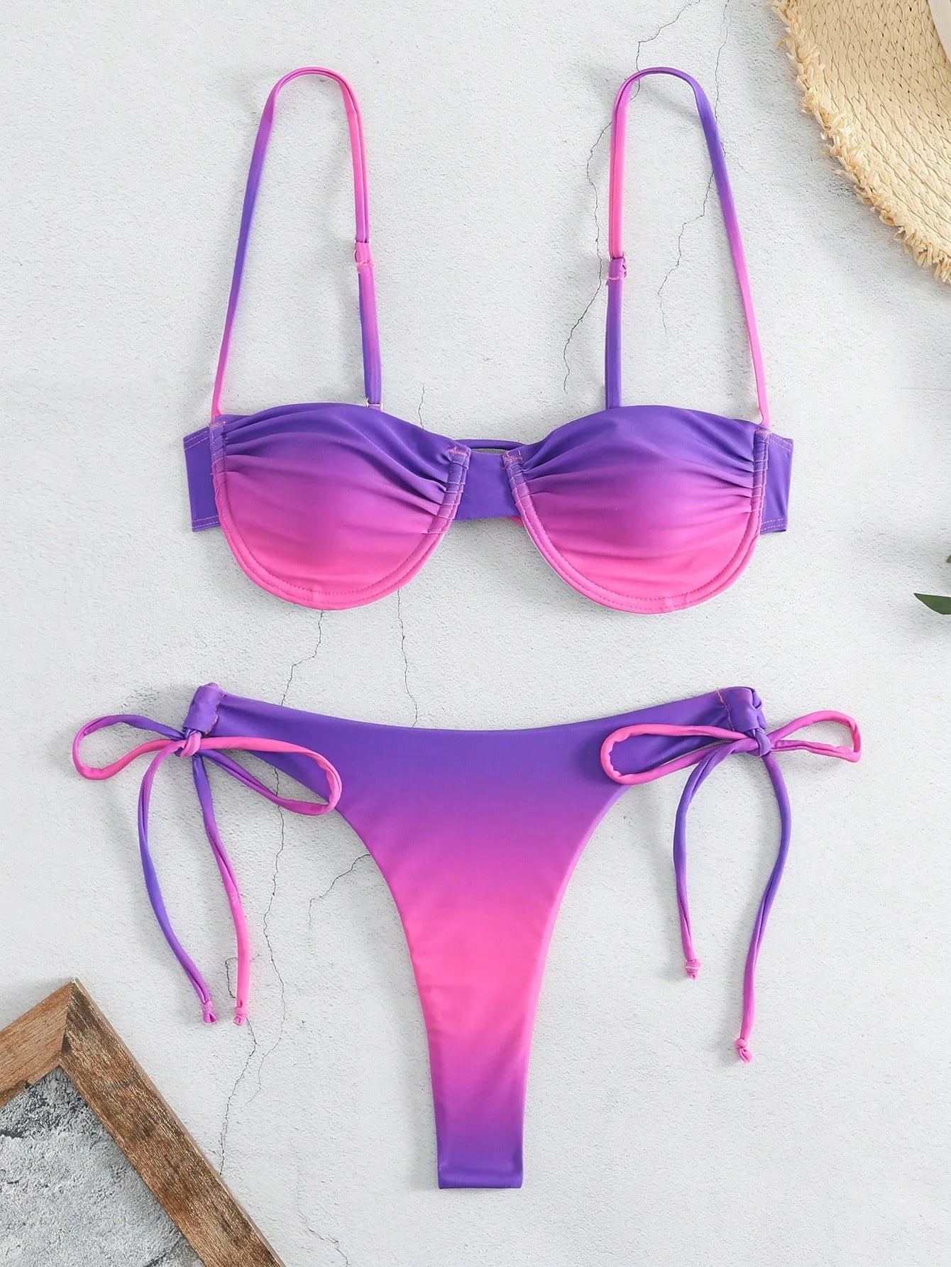 Sexy Bikinis Side Tie Swimsuit Thong Swimwear Biquini Conjunto De Bikini Tankini Beachwear