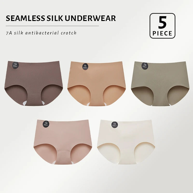 Panties Woman Underwear Ultra-Thin High Elastic Invisible Briefs Soft Breathable Female Lingerie