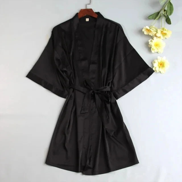 Women Robe Morning Gown Sleepwear Loose Nightgown Female Lingerie