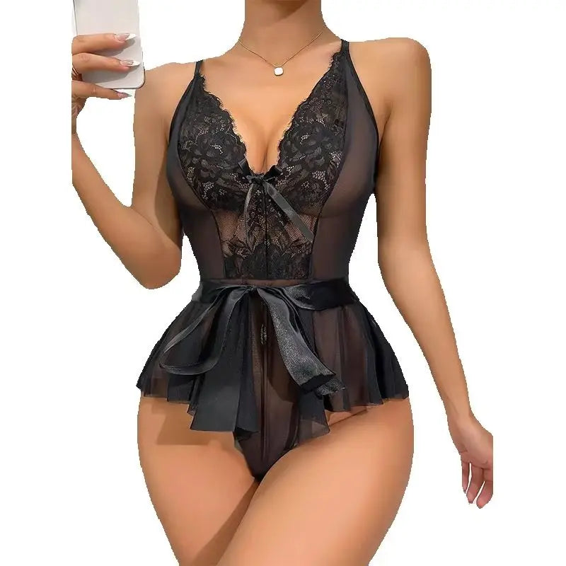 Women Pajamas Sleepwear Lace Pajama Sexy Pajamas Ladies Underwear Comfortable Casual Summer