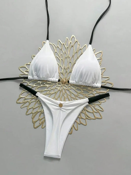 2026 Push Up Women Swimsuits Sexy Swimwear Brazilian Bikini Set Thong Biquini