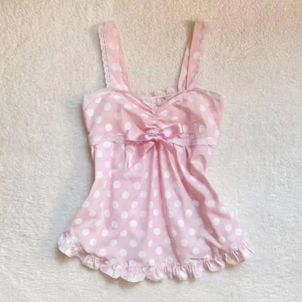 Summer Sweet Chic Design Lace Spliced Halter Tanks Slim Fit Flower Prints Hotsweet Backless Women Blouses