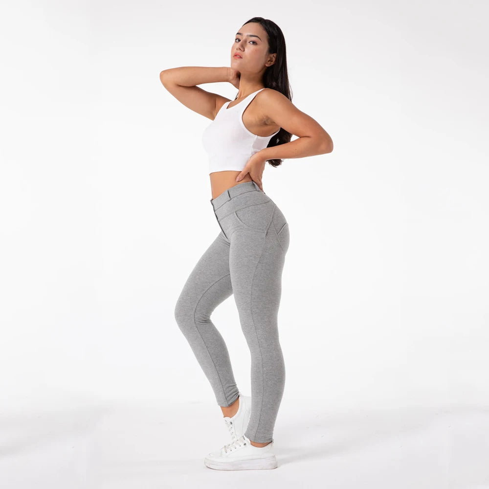 Women Mid Rise Compression Push up Gym Shaping Leggings