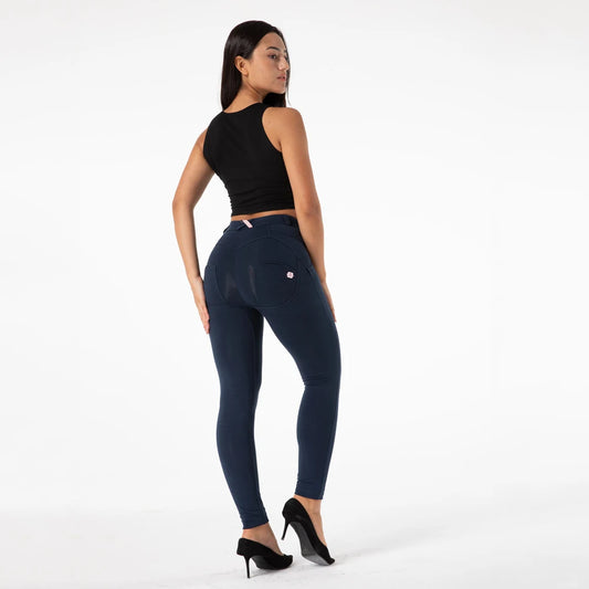Leggings Gym Women's Sports Tight Skinny Navy Exercise Legging Stretch Athletic Leggins