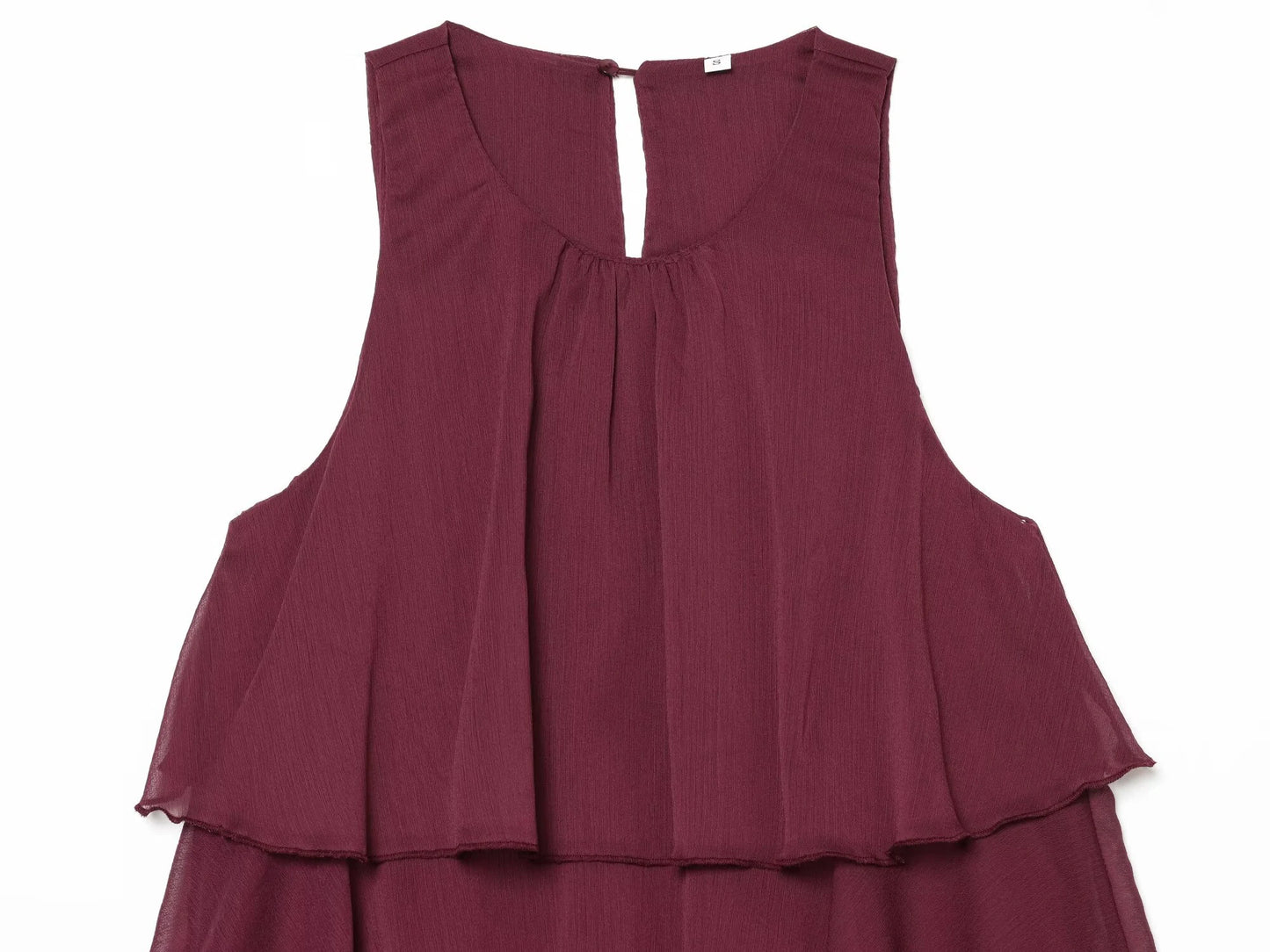 Women's 2026 new summer fashion round neck personalized temperament slimming and hanging sleeveless cake skirt