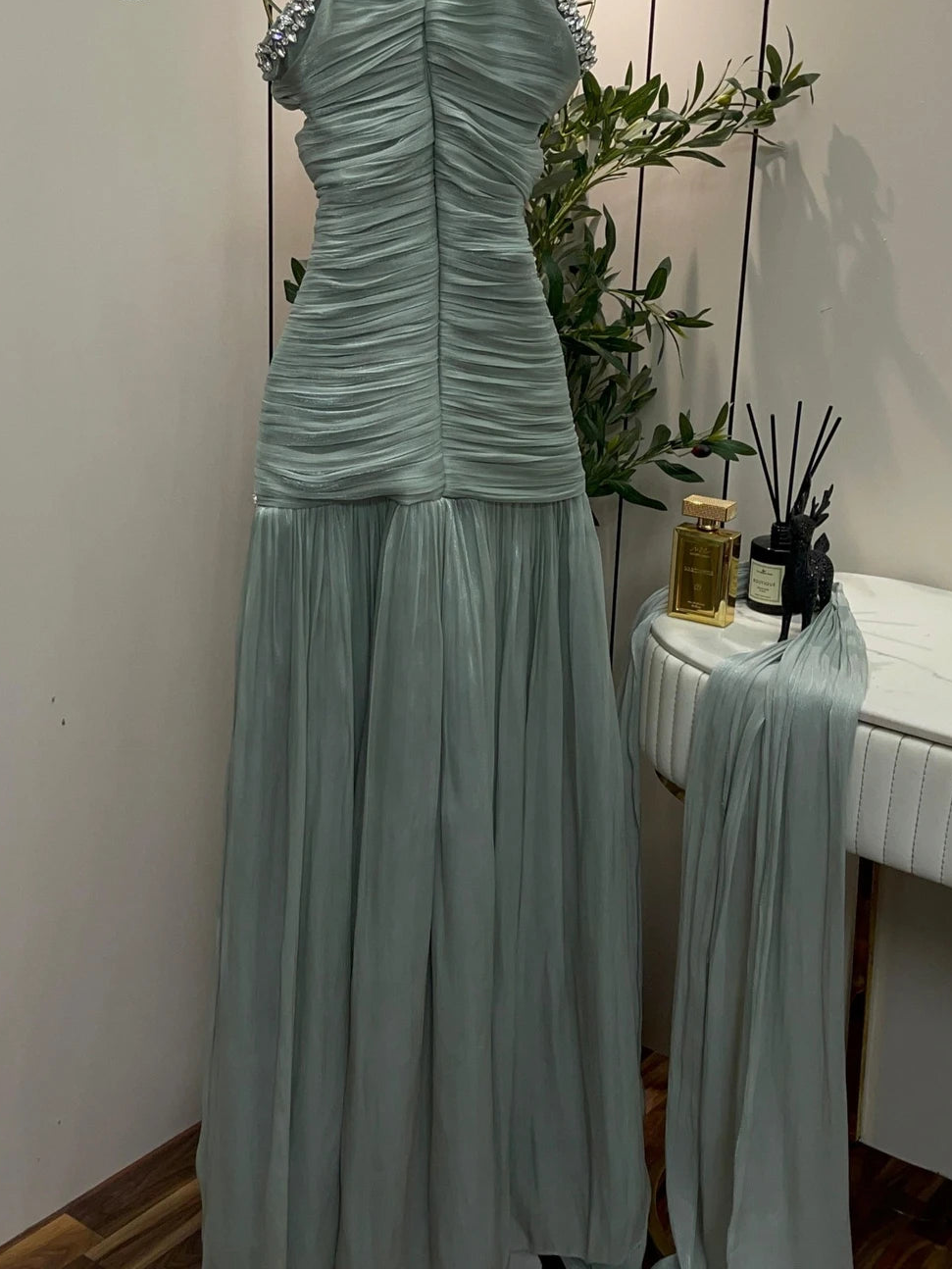 Women's Evening Dresses Woman for Wedding Party Tulle Custom Made Line A Korean Popular Dresses Luxury