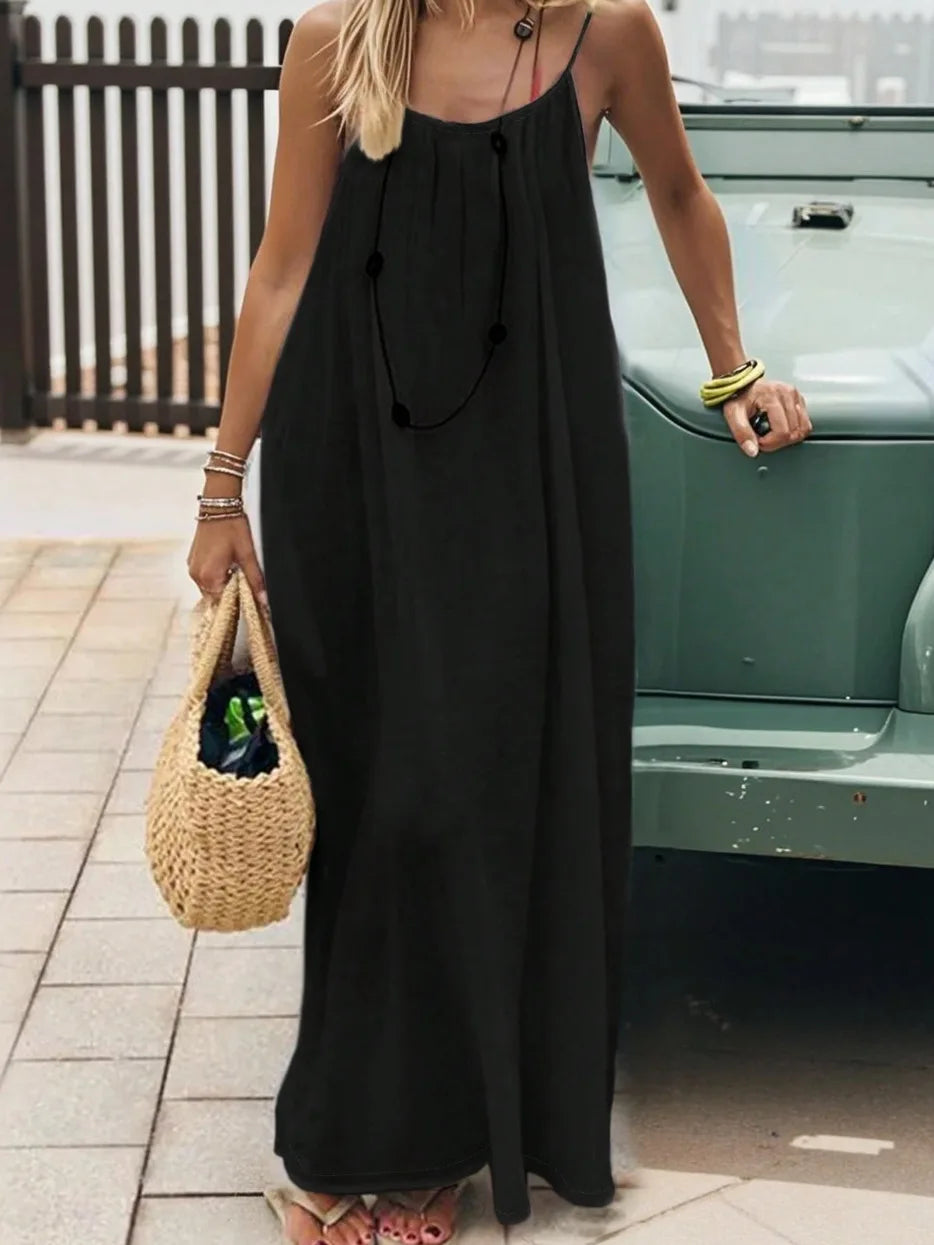 Vestido Esvoaçante de Alças
