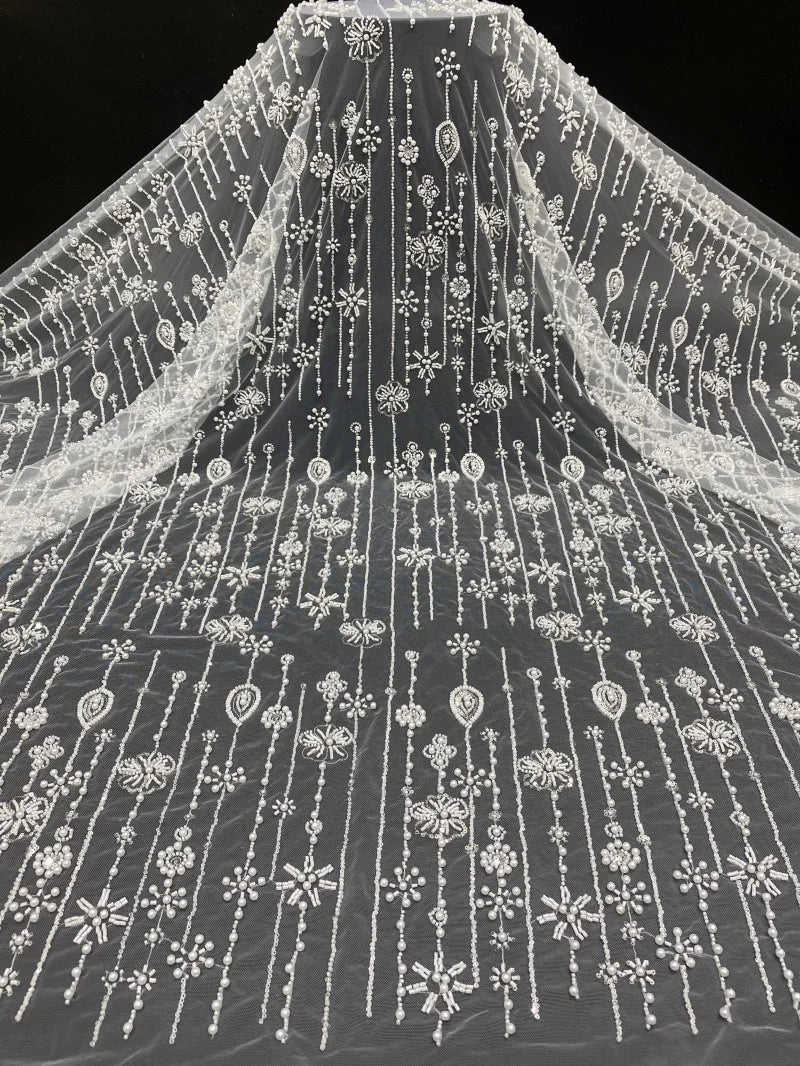 European Evening Dress Customized Ivory Tulle STRAIGHT Floor Length With Sequins Evening Dress Robes De