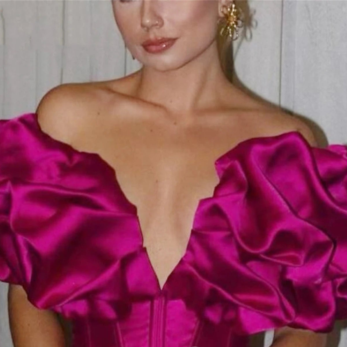 Evening Satin Line A Three-dimensional Rotator Cuff Elegant Party Long Dresses for Formal Occasions Luxury