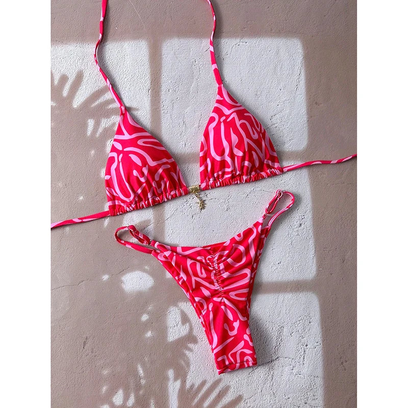 Sexy Bikinis Bathing Suits 2026 Micro Bikini Sets Women Swimsuit Beach Wear Thong Swimwear for Female