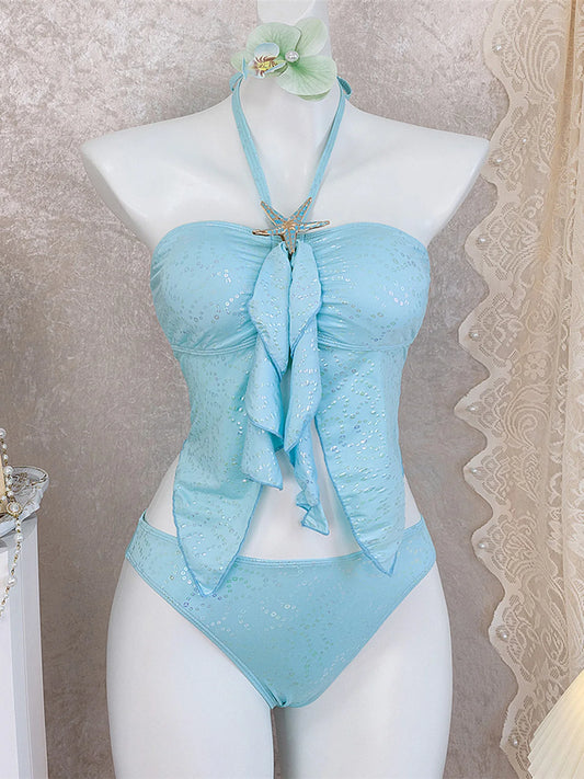 New Bather Bathing Suit Swim Halter Bikini Women Swimwear Female Swimsuit Bikini