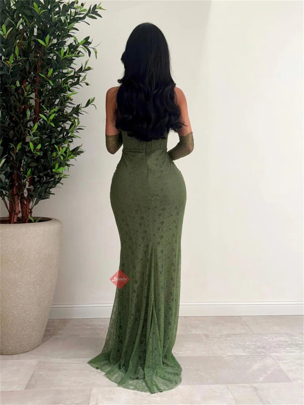 Strapless Corset Bodice Evening Dress Gem Neckline Robes De Soirée Sexy Floor Length Formal Evening Gowns 2026