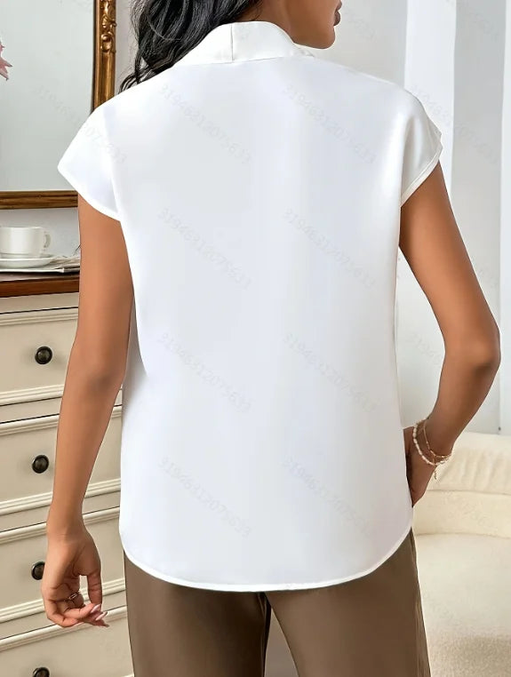 Summer New Fashion Simple Versatile Top Stylish Basic Crew Neck Short Sleeve T-Shirt for Casual Wear