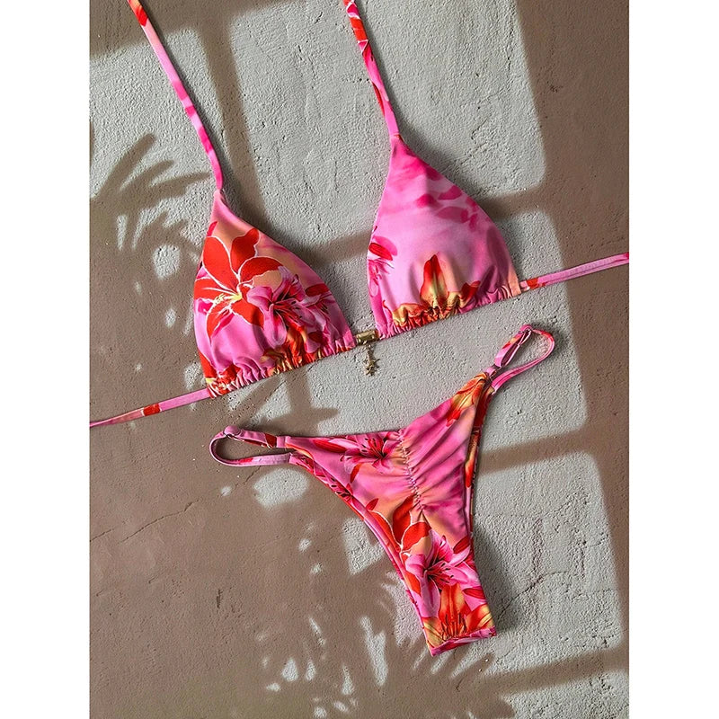 Sexy Bikinis Bathing Suits 2026 Micro Bikini Sets Women Swimsuit Beach Wear Thong Swimwear for Female