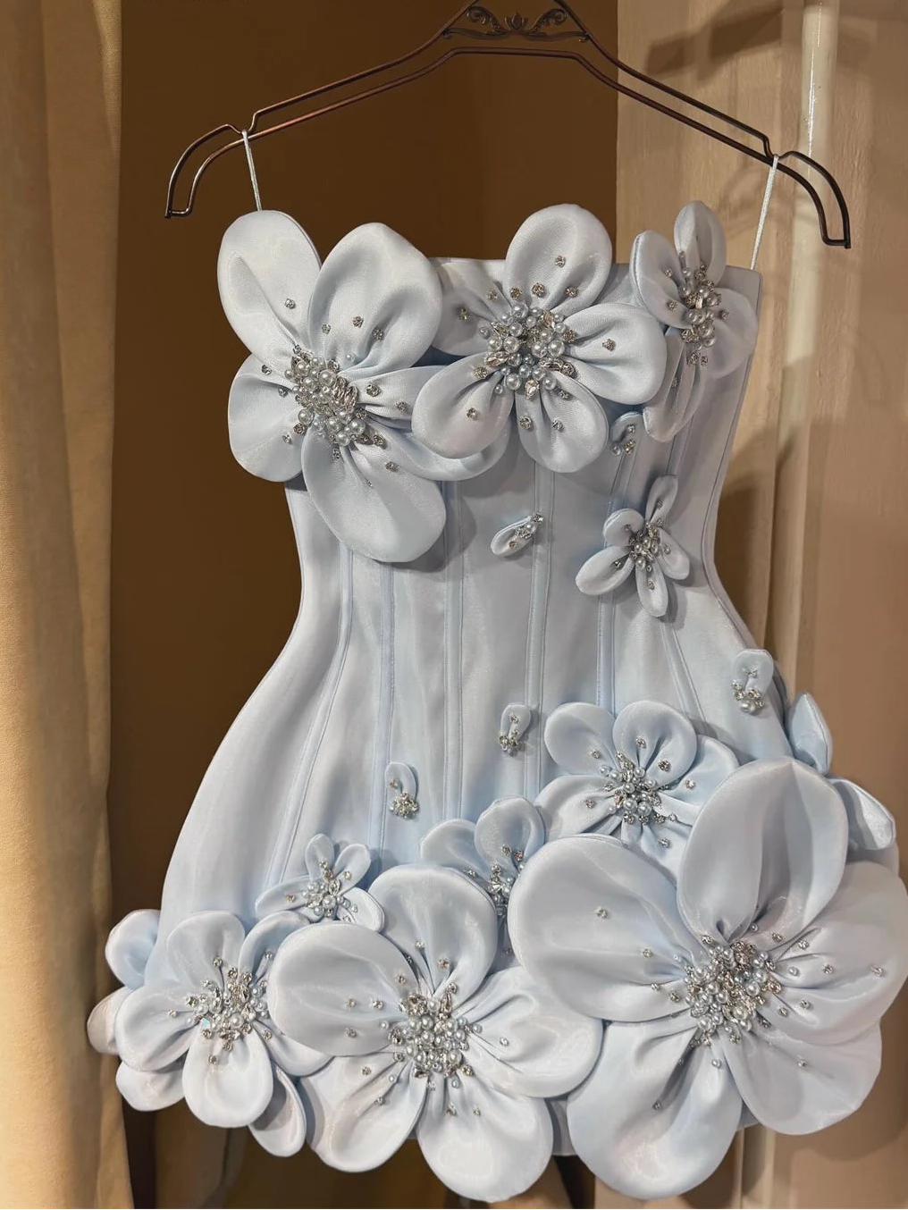 Dresses Wedding Spaghetti Straps Elegant Party Dresses for Women Luxury 3D Flowers Elegant Woman Dress