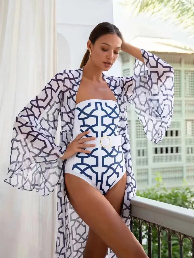 Swimsuit For Women, European And American Style, Sexy Swimwear With Optional Cover-up