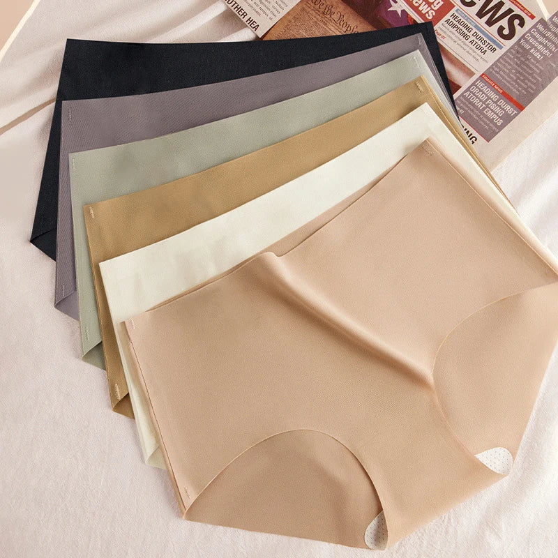 Panties Woman Underwear Ultra-Thin High Elastic Invisible Briefs Soft Breathable Female Lingerie