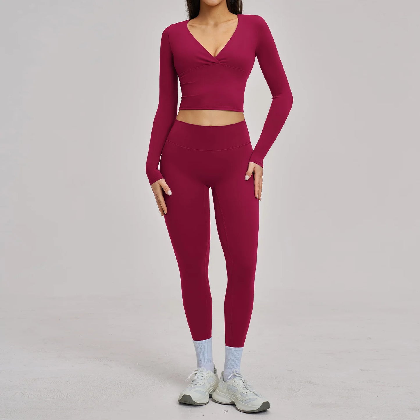 Conjunto de Yoga sem Costuras