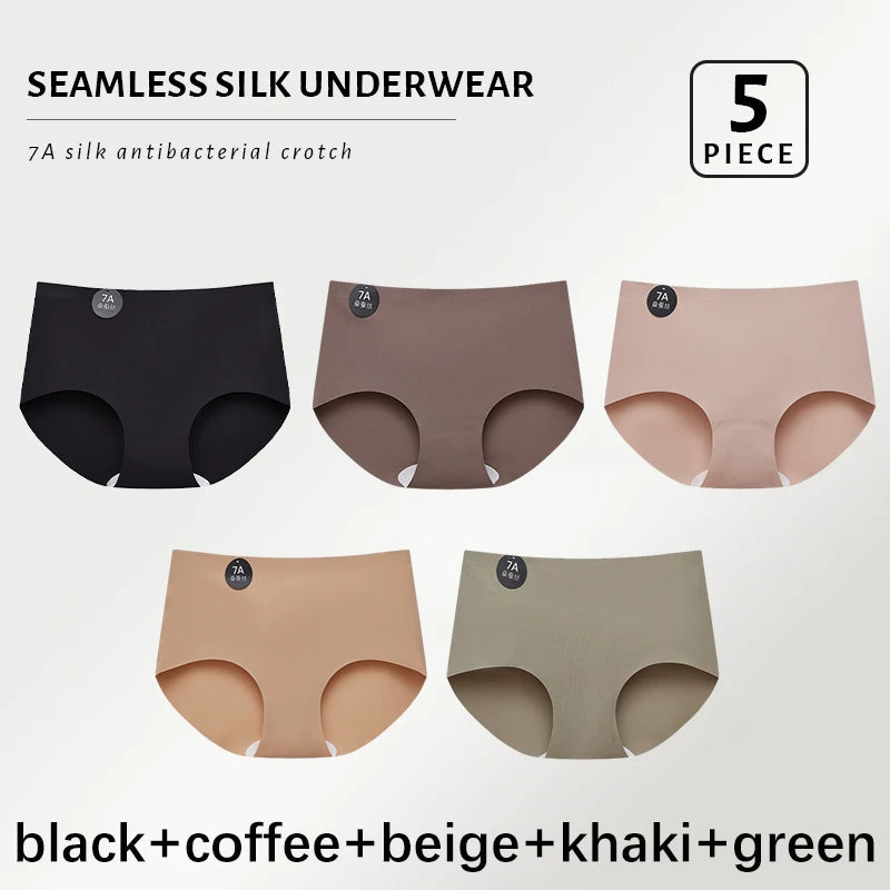 Panties Woman Underwear Ultra-Thin High Elastic Invisible Briefs Soft Breathable Female Lingerie