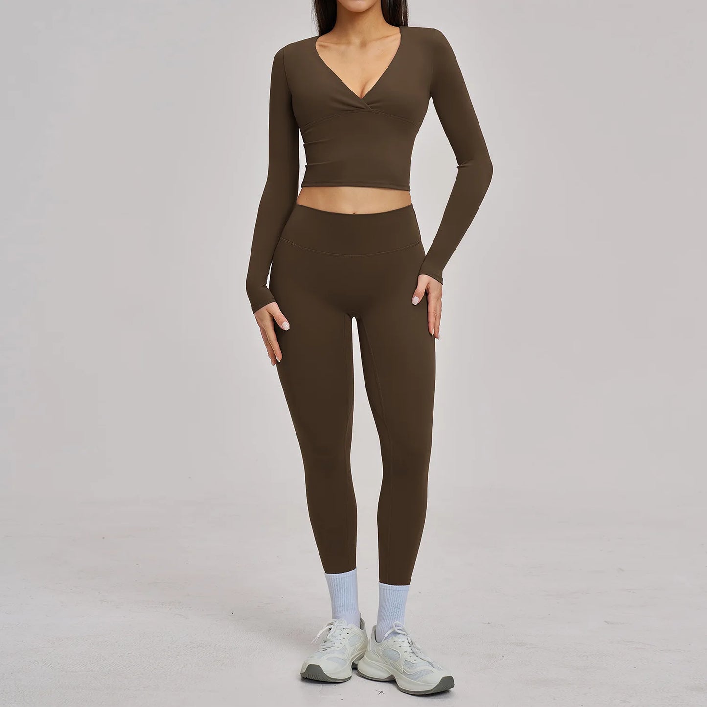 Conjunto de Yoga sem Costuras