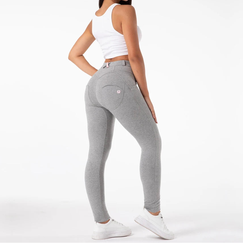 Women Mid Rise Compression Push up Gym Shaping Leggings