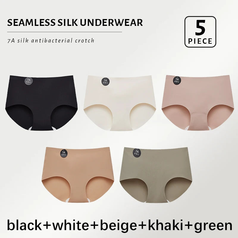 Panties Woman Underwear Ultra-Thin High Elastic Invisible Briefs Soft Breathable Female Lingerie