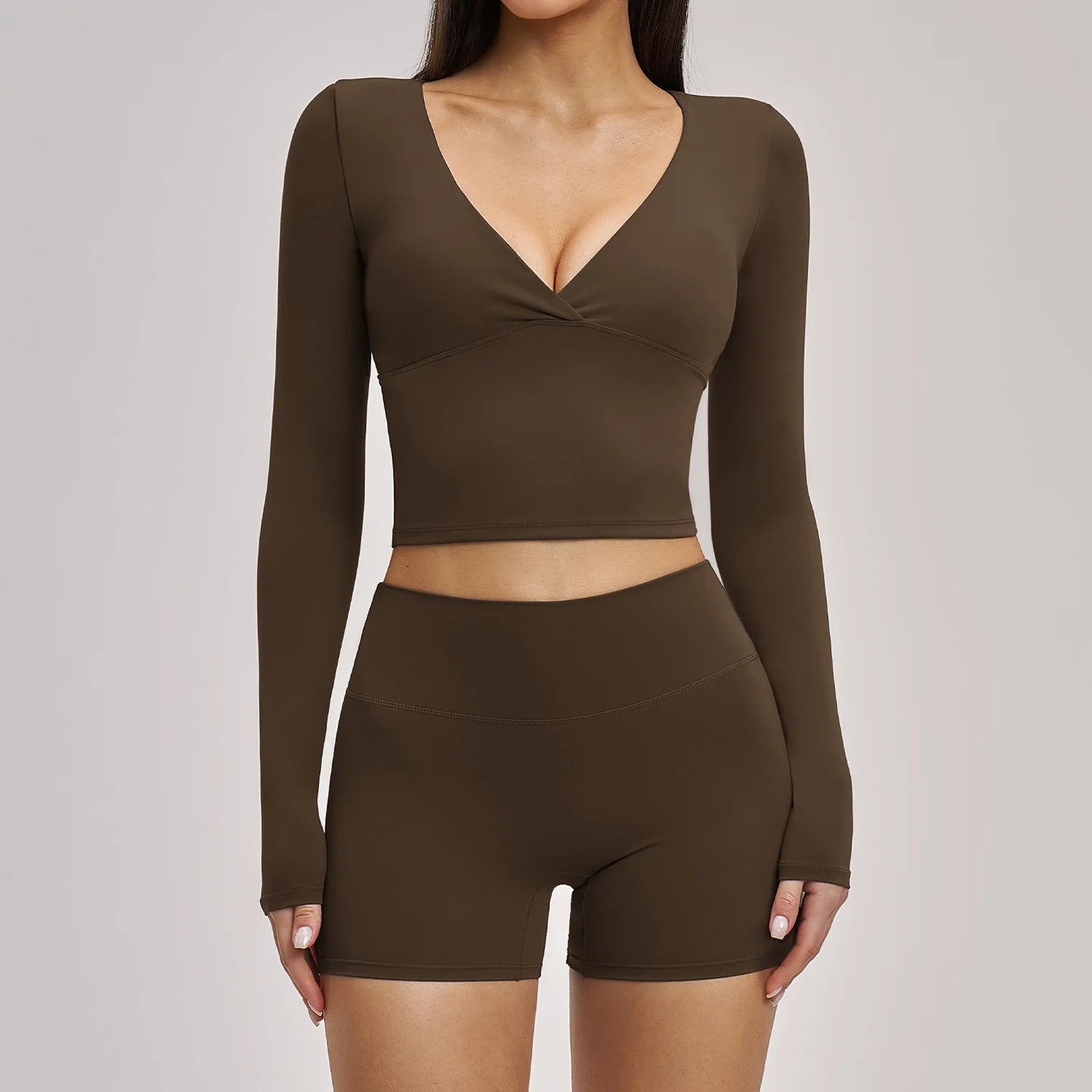 Conjunto de Yoga sem Costuras