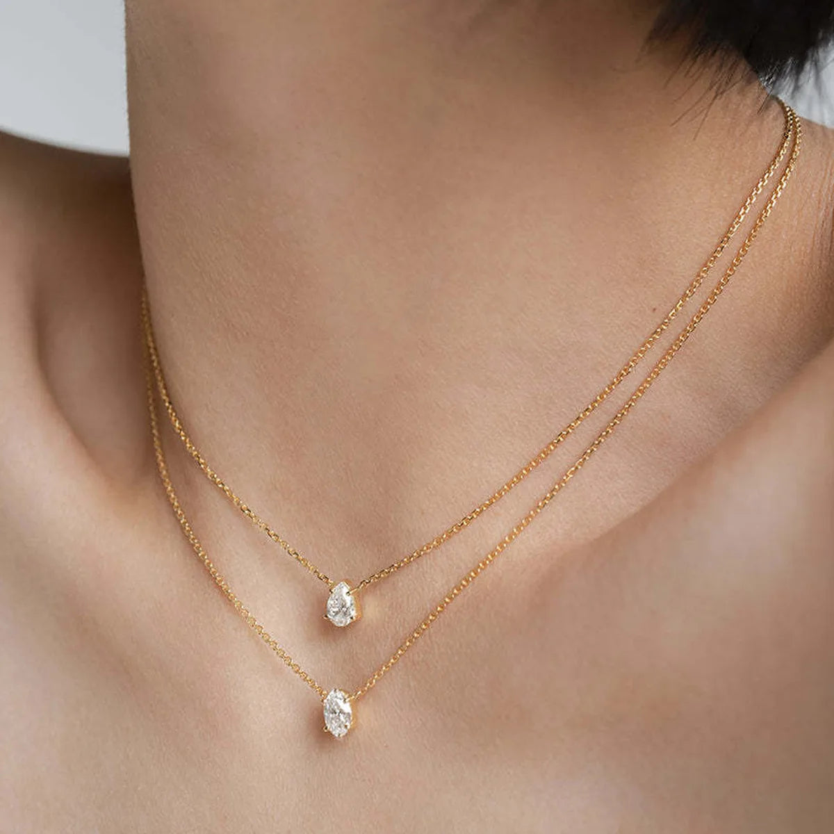 Pendant Necklace For Women Multilayer Chain Choker Fashion Female Party Shiny