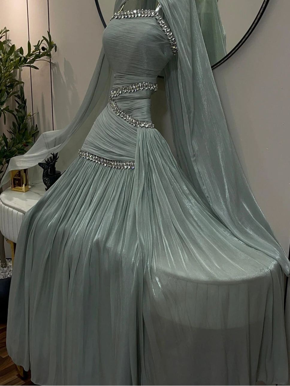 Women's Evening Dresses Woman for Wedding Party Tulle Custom Made Line A Korean Popular Dresses Luxury